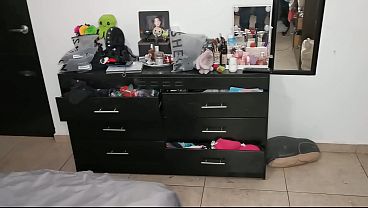 Fucking my girlfriend with a huge strap-on! She reaches climax several times while I’m inside her
