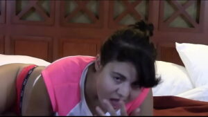 Whitney Gunns Latina Porn Star Strips in Vintage Webcam Clips