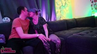 Blue Hair Cum Dumpster gets REAL Screaming Orgasm and Face Fuck, HUGE FACIAL ~ Angle 1 ~ NewDaddies ~ Ion Candy