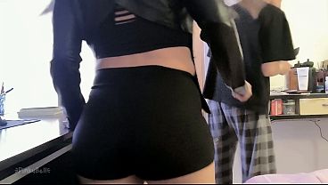 Bro Enjoys my Big Ass, Mouth, and my Tits