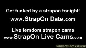 I want to fuck you with a big strapon