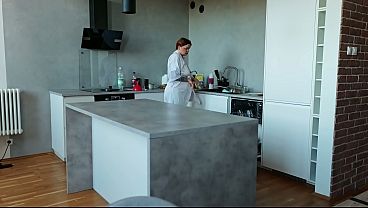 Instead of breakfast, my husband wants morning sex on the kitchen table.