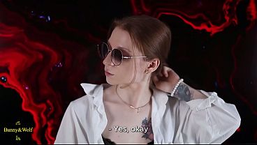 Lesbian casting. A job in exchange for a pussy licking