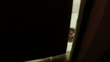 mi cuñada olvidó cerrar la puerta y aproveché para espiarla, de repente ella dijo: YA TE VÍ PASA NO SEAS TIMIDO CUÑADO, REAL VOYEUR LATINO en HD CASERO