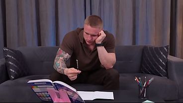Oh, my God! My Neighbor with a Huge Dick Ties me Up and Fucks Me Hard