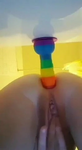 Doggy Anal selffuck