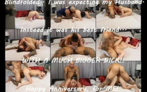 Husband’s Friend Surprises Me While I’m Blindfolded
