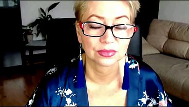 My stepmom is my webcam slut.!.))