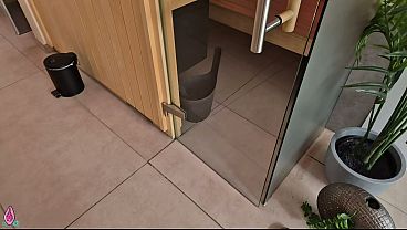 Public Sauna: Alone With A Very Horny Stranger Girl Who Makes Me Cum With Her Big Ass