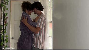Stepmom’s Family Reunion Quickie: Robe Drops & Bikini Gets Creamed at the BBQ!