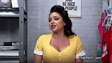 Her massive tits n ass can get her out of anything