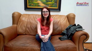Horny Nerdy Ginger Dezi Rae Gets Finger Fucked And Deepthroats A Hard Cock!