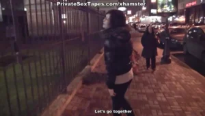 Public toilet deepthroat and raunchy amateur couple sex