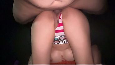 1291- Cogiendo con cita de tinder con juguete en el culo. real sex amateur, pareja latina teniendo sexo.