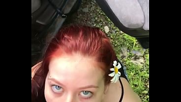 blowjob deep in the forest